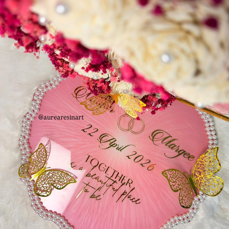 Resin Engagement Platter