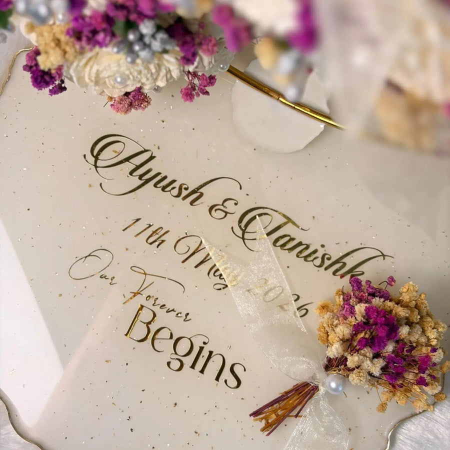 Resin Engagement Platter