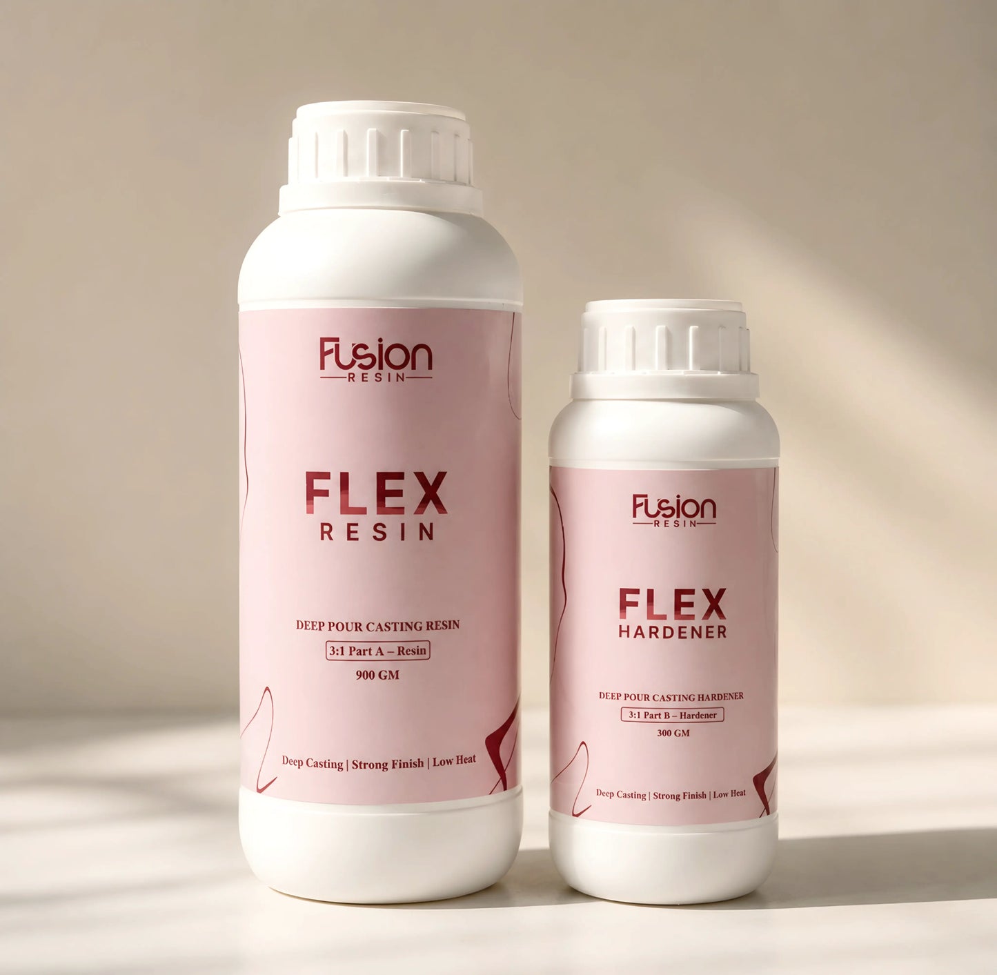 Fusion Flex 3:1 Resin Kit 1.2kg for deep pour casting projects