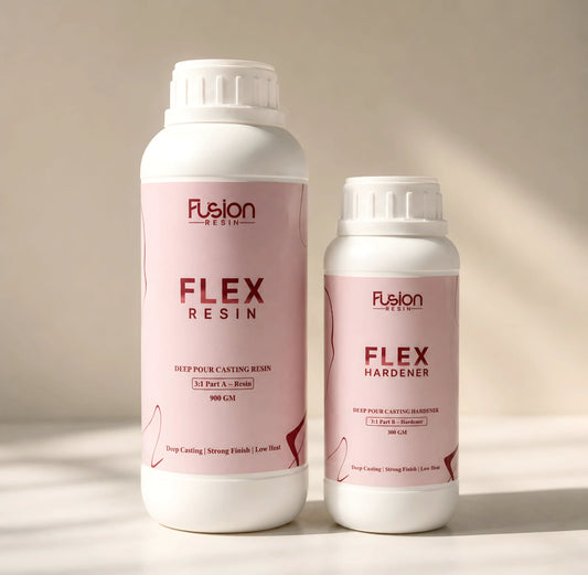 Fusion Flex 3:1 Resin Kit 1.2kg for deep pour casting projects